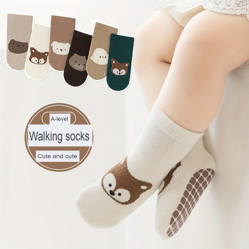 6 Pairs Autumn And Winter Larg - Unisex Baby Socks Non Slip review and price