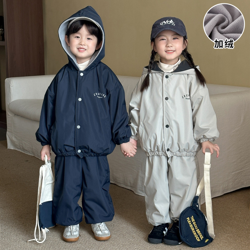 Boy Girl Hood 2piece Set Baby  - Toddler Boy Winter Fleece Jacket review and price