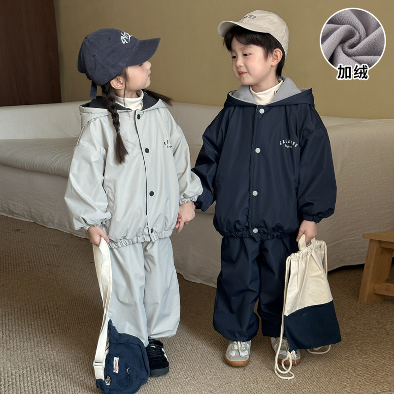 Boy Girl Hood 2piece Set Baby  - Toddler Boy Winter Fleece Jacket review and price